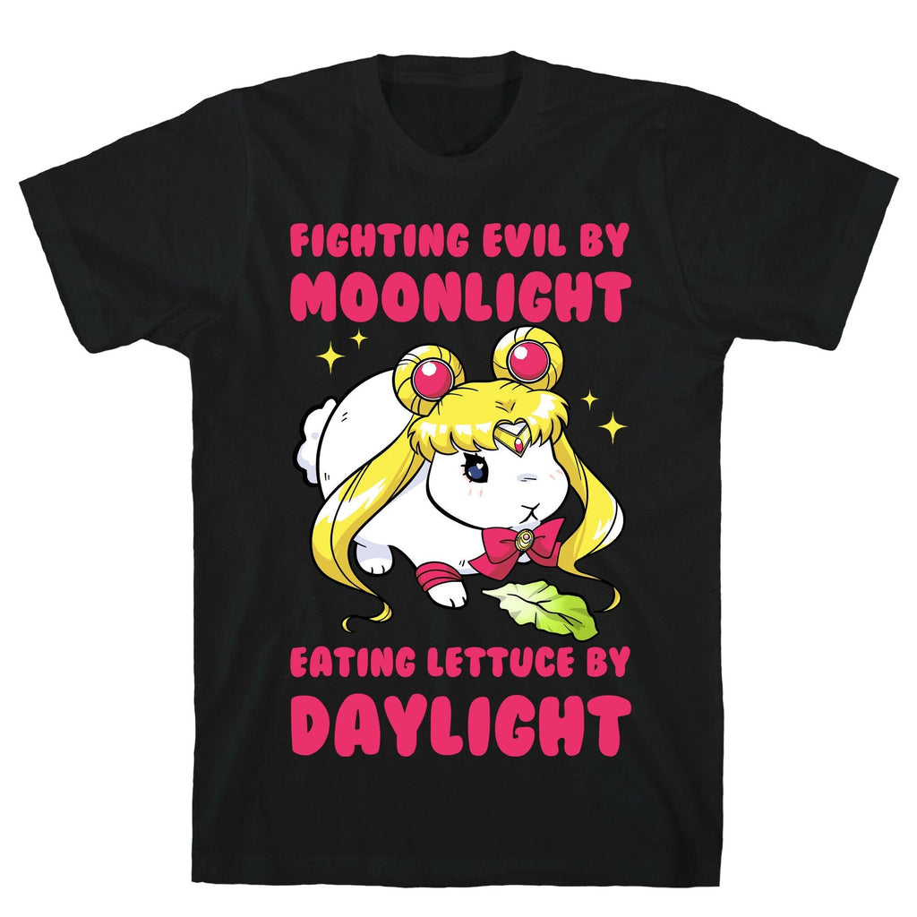 Fighting Evil By Moonlight Eating Lettuce By Daylight T-Shirt Style001 Hoodie, Sweatshirt | CoreVibeTees.com (Image 1)