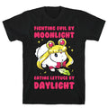 Fighting Evil By Moonlight Eating Lettuce By Daylight T-Shirt Style001 Hoodie, Sweatshirt | CoreVibeTees.com (Image 1)
