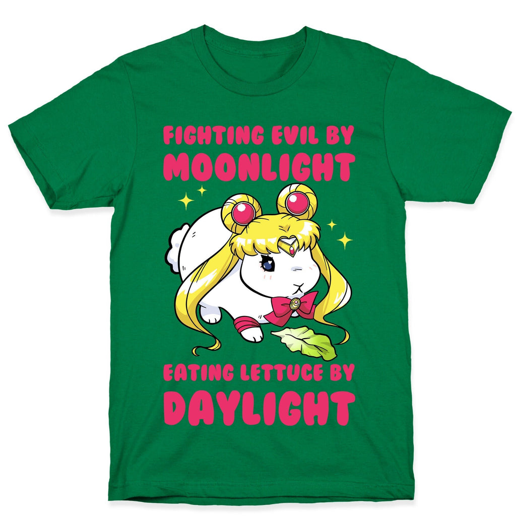 Fighting Evil By Moonlight Eating Lettuce By Daylight T-Shirt Style001 Hoodie, Sweatshirt | CoreVibeTees.com (Image 3)