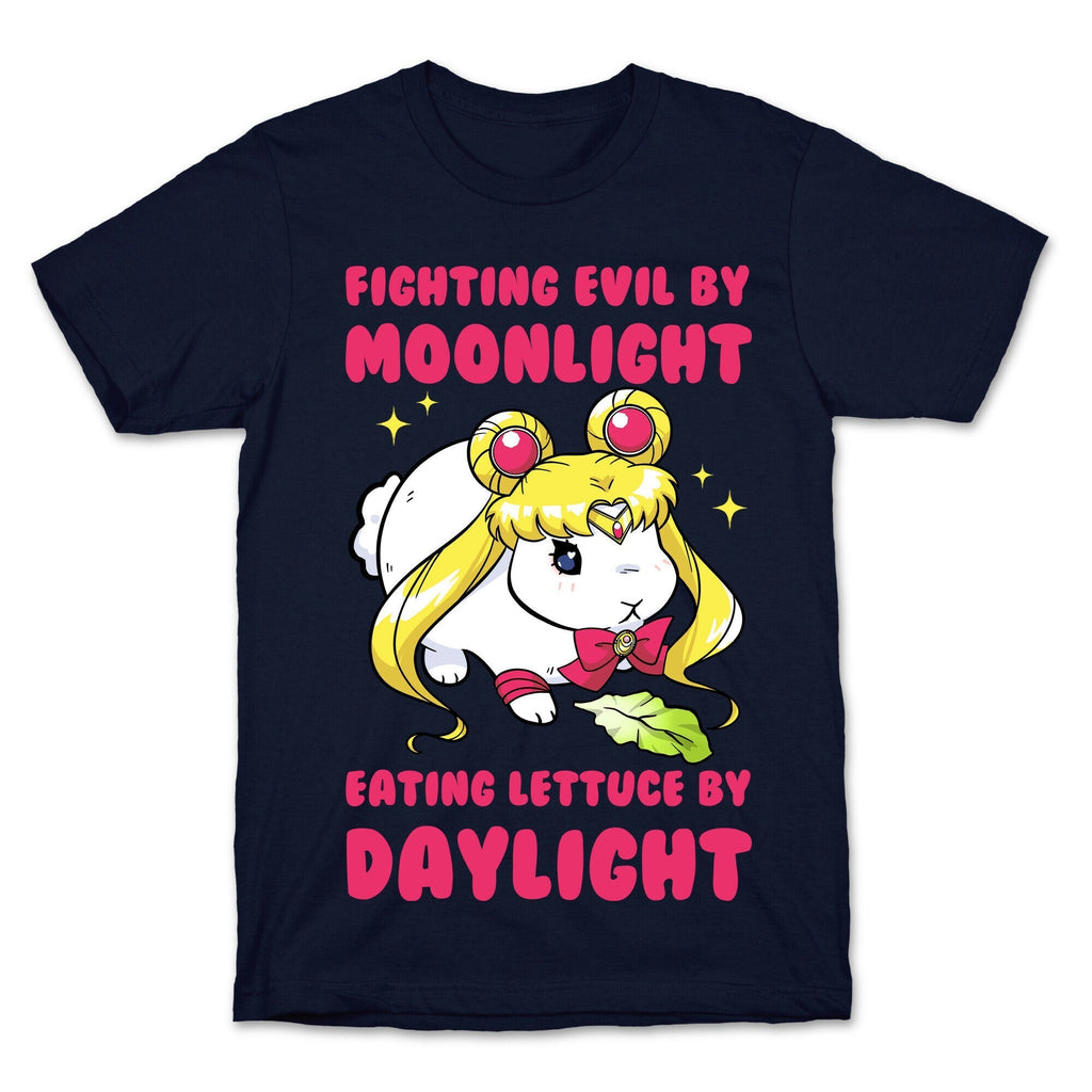 Fighting Evil By Moonlight Eating Lettuce By Daylight T-Shirt Style001 Hoodie, Sweatshirt | CoreVibeTees.com (Image 4)