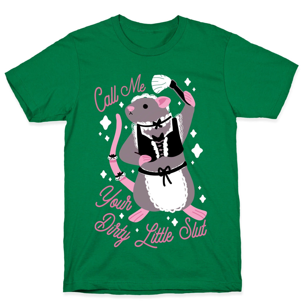 Call Me Your Dirty Little Slut Rat T-Shirt Hoodie, Sweatshirt | CoreVibeTees.com (Image 3)