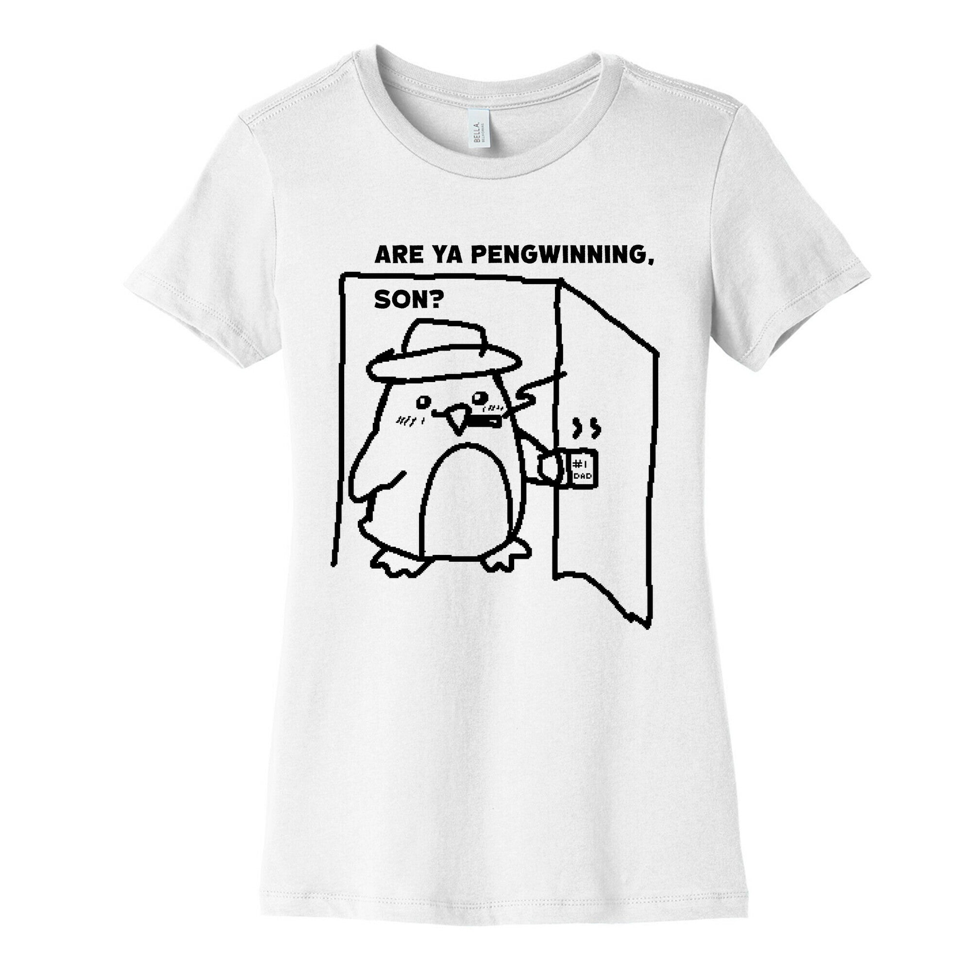 Are Ya Pengwinning, Son?  Women's Cotton Tee Hoodie, Sweatshirt | CoreVibeTees.com (Image 4)