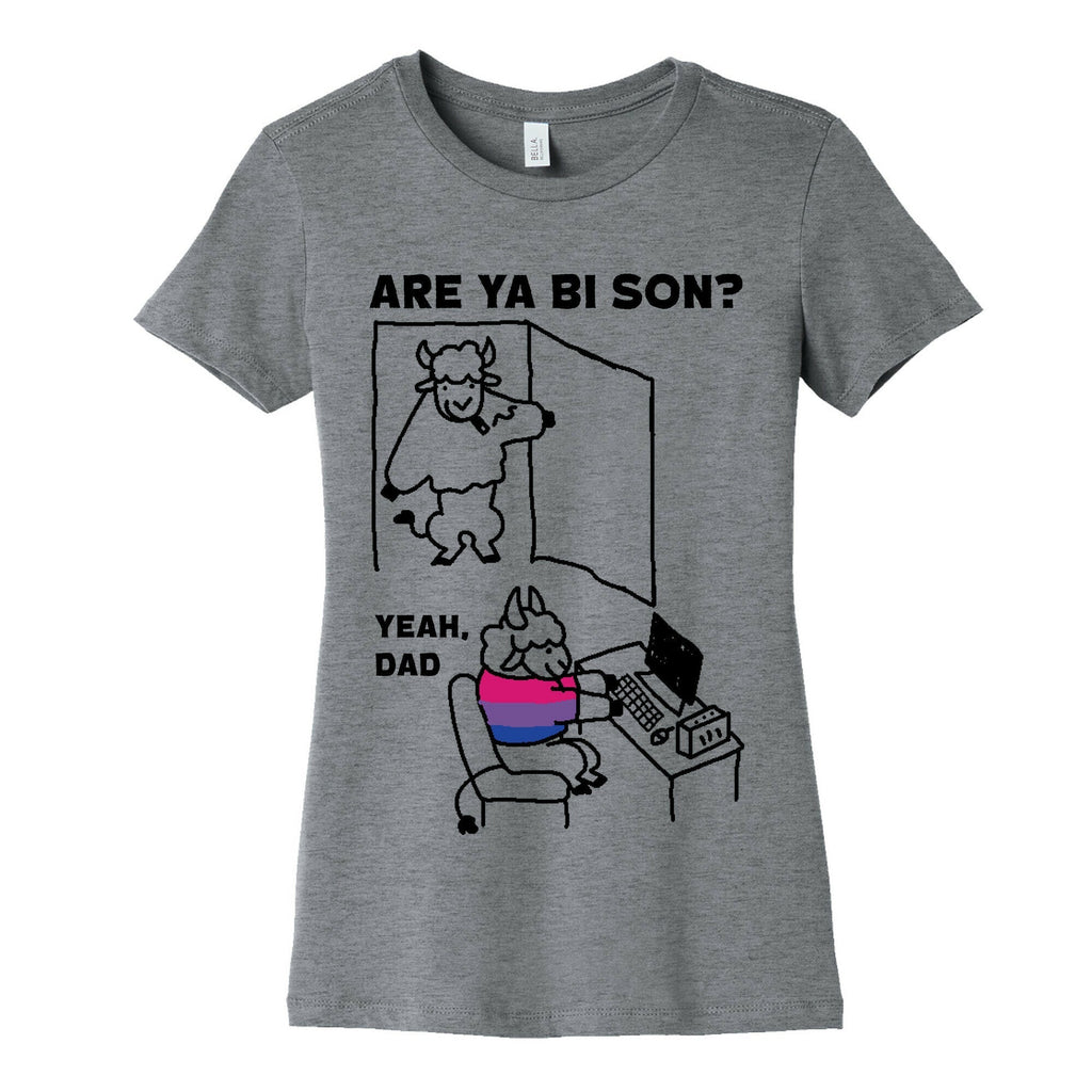 Are Ya Bi son? Women's Cotton Tee Hoodie, Sweatshirt | CoreVibeTees.com (Image 2)