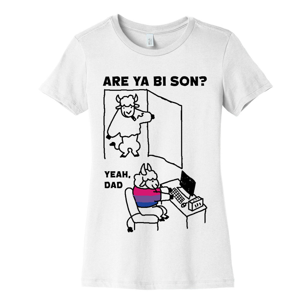Are Ya Bi son? Women's Cotton Tee Hoodie, Sweatshirt | CoreVibeTees.com (Image 4)