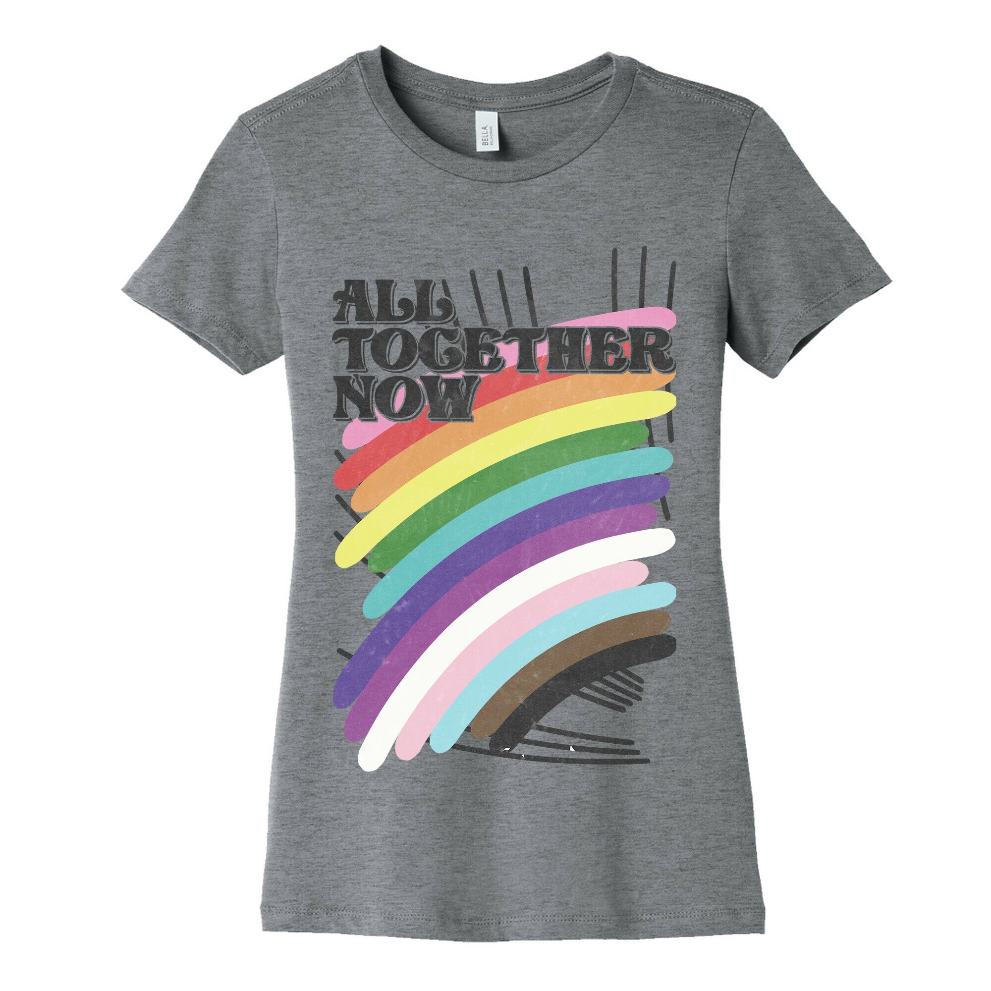 All Together Now Women's Cotton Tee Hoodie, Sweatshirt | CoreVibeTees.com (Image 2)