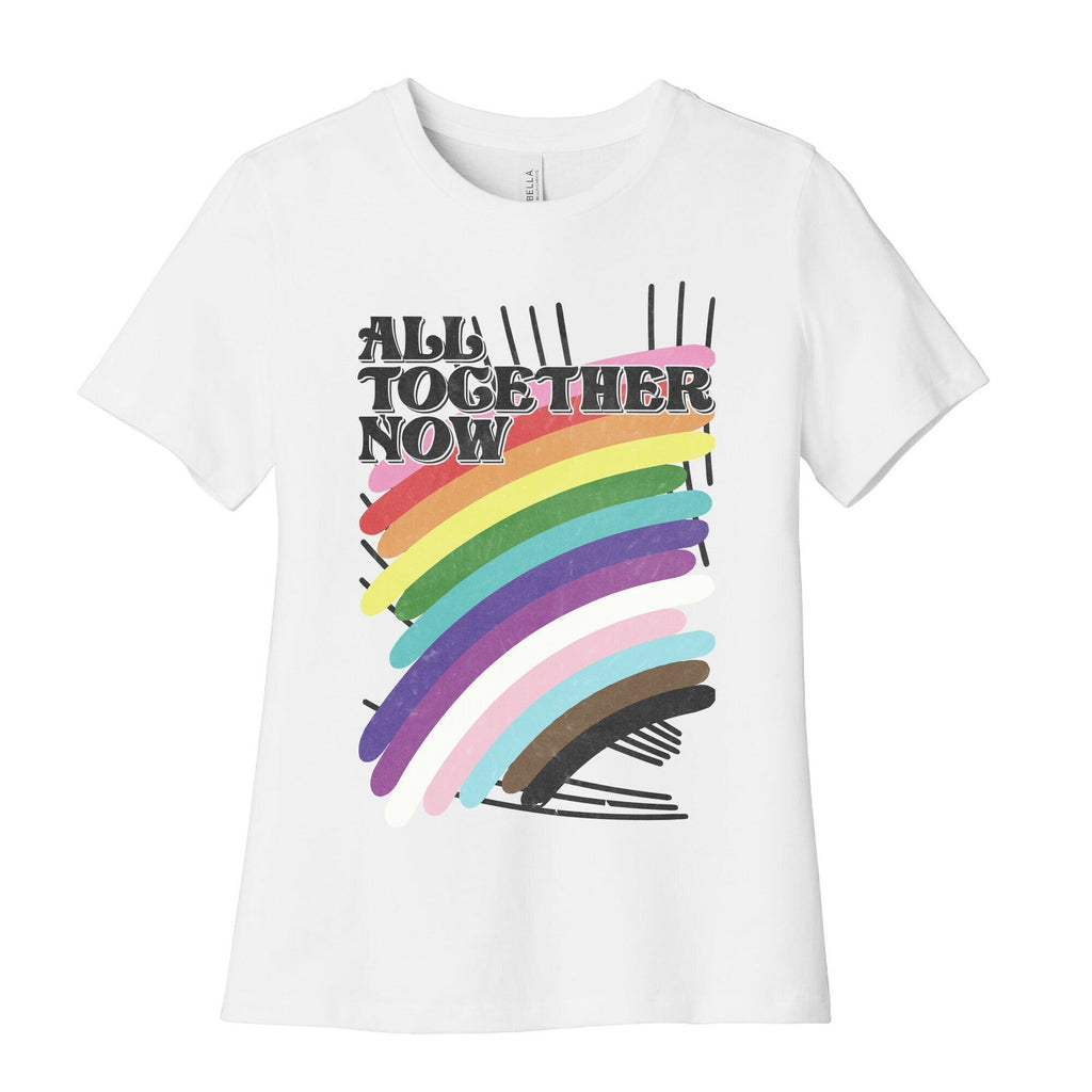All Together Now Women's Cotton Tee Hoodie, Sweatshirt | CoreVibeTees.com (Image 1)
