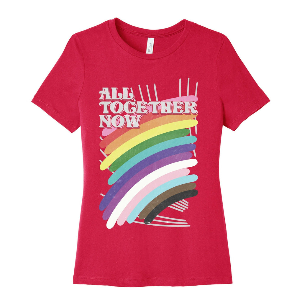 All Together Now Women's Cotton Tee Style001 Hoodie, Sweatshirt | CoreVibeTees.com (Image 2)