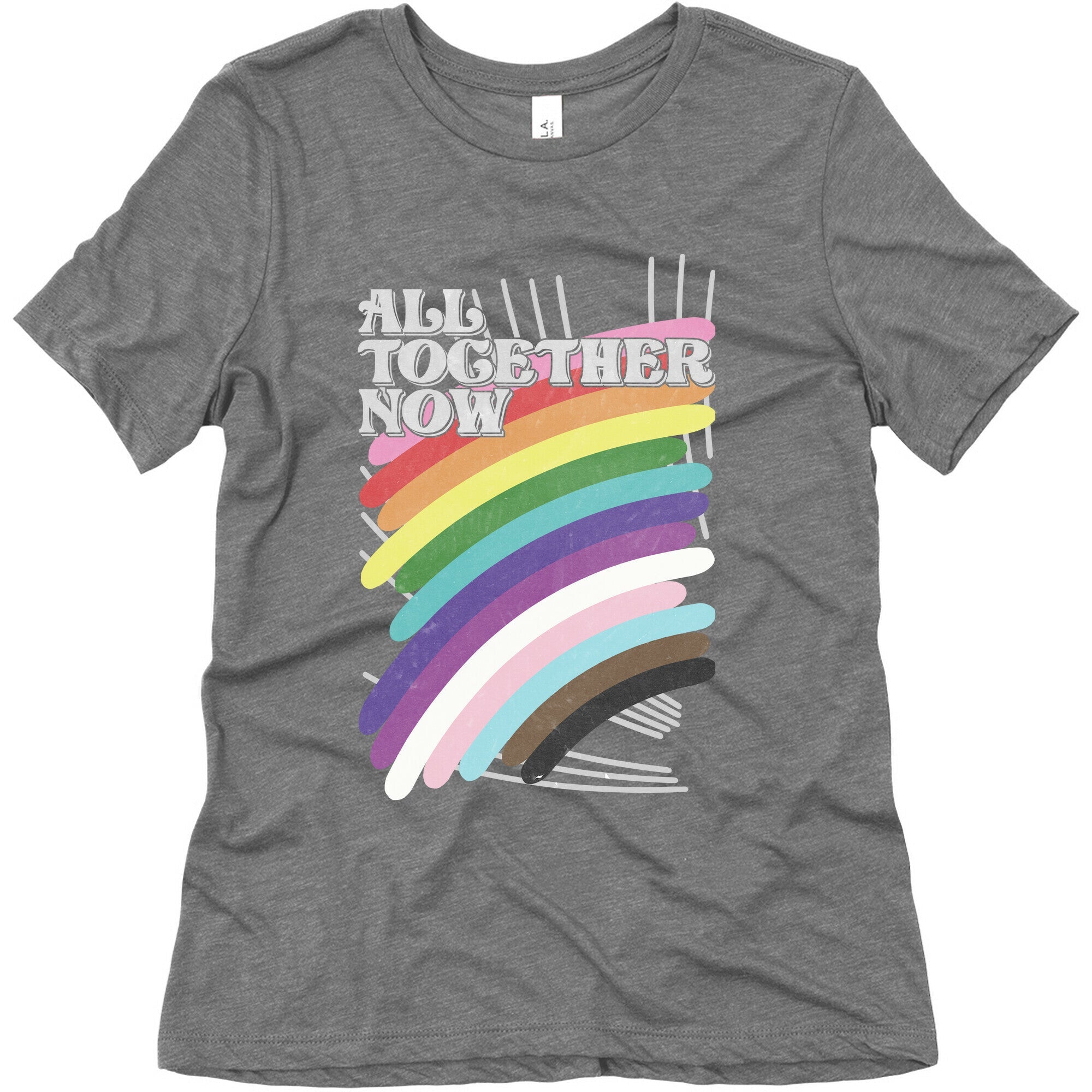 All Together Now Women's Triblend Tee Hoodie, Sweatshirt | CoreVibeTees.com (Image 4)