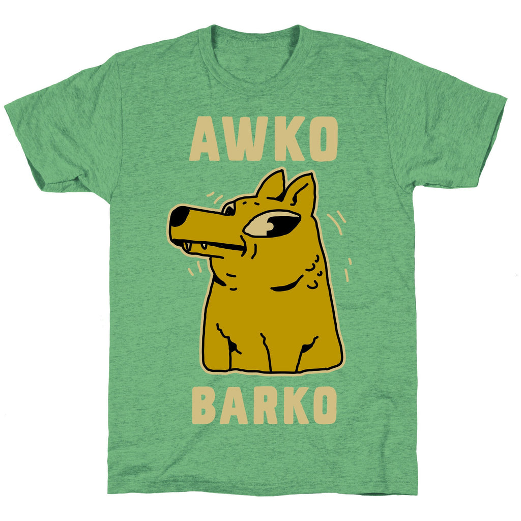 Awko Barko Unisex Triblend Tee Hoodie, Sweatshirt | CoreVibeTees.com (Image 2)