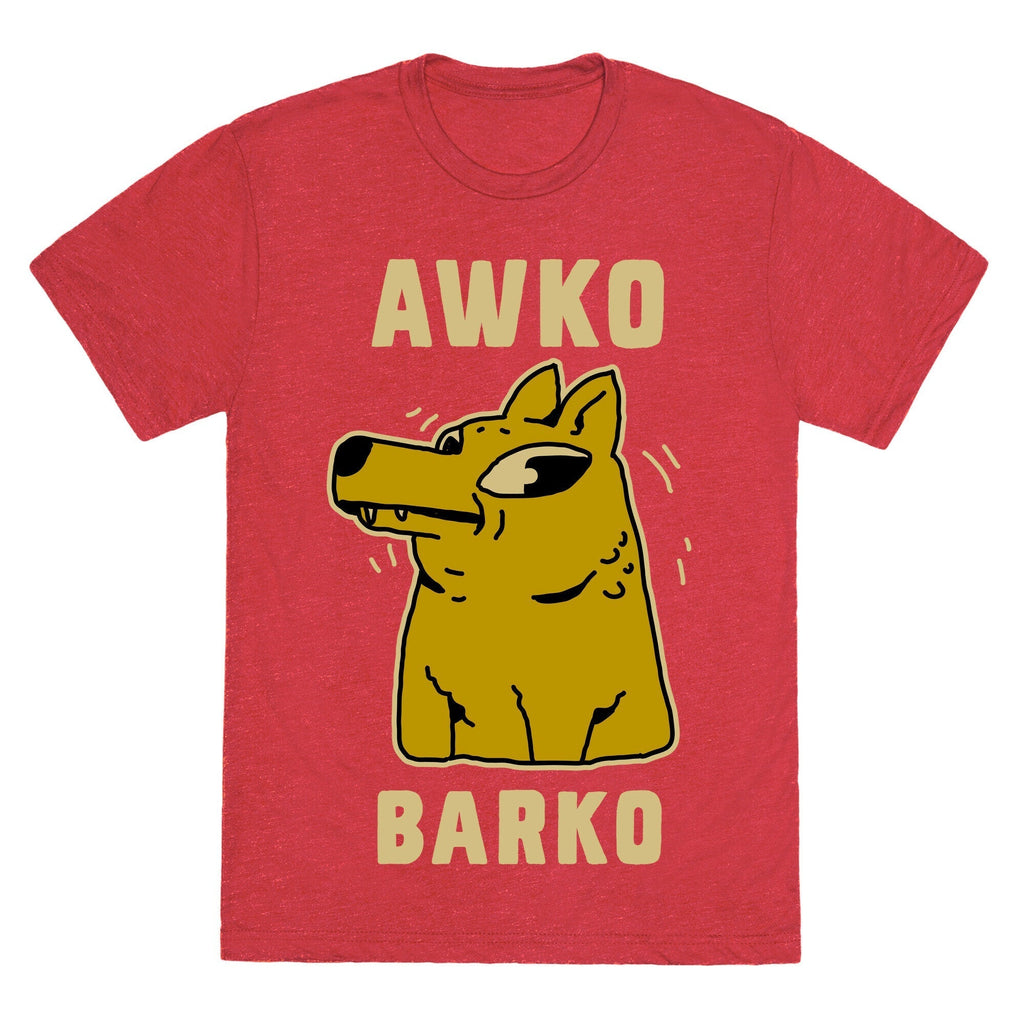 Awko Barko Unisex Triblend Tee Hoodie, Sweatshirt | CoreVibeTees.com (Image 4)