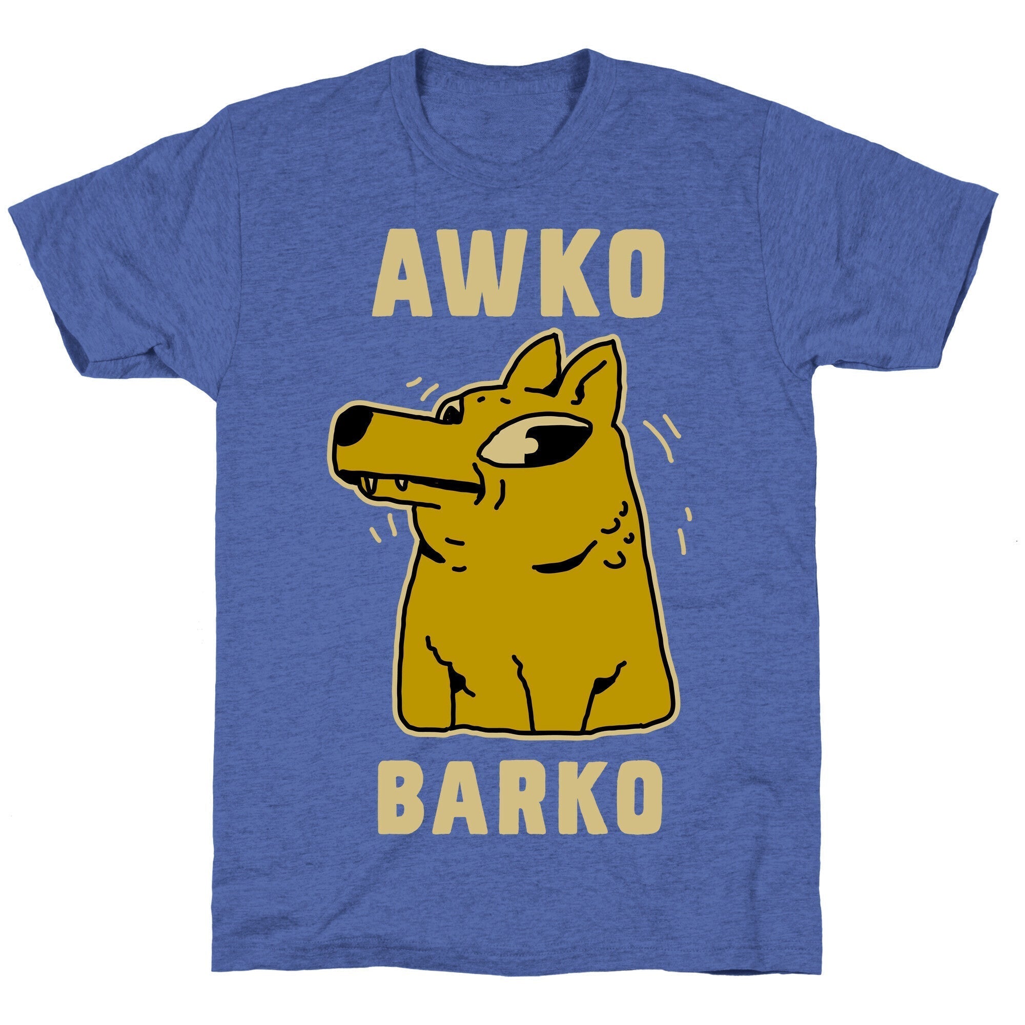 Awko Barko Unisex Triblend Tee Hoodie, Sweatshirt | CoreVibeTees.com (Image 5)
