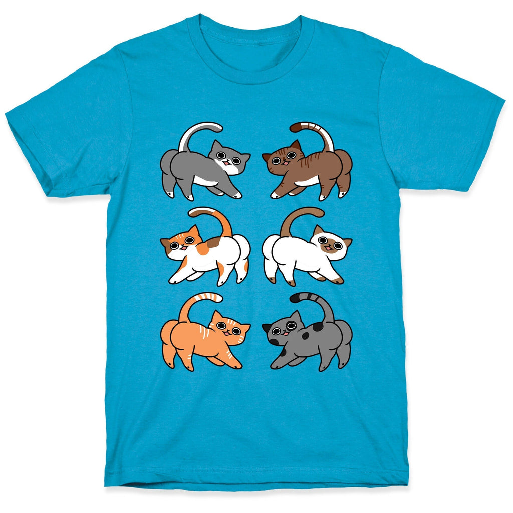 Cats With Buttcheeks Unisex Triblend Tee Hoodie, Sweatshirt | CoreVibeTees.com (Image 5)