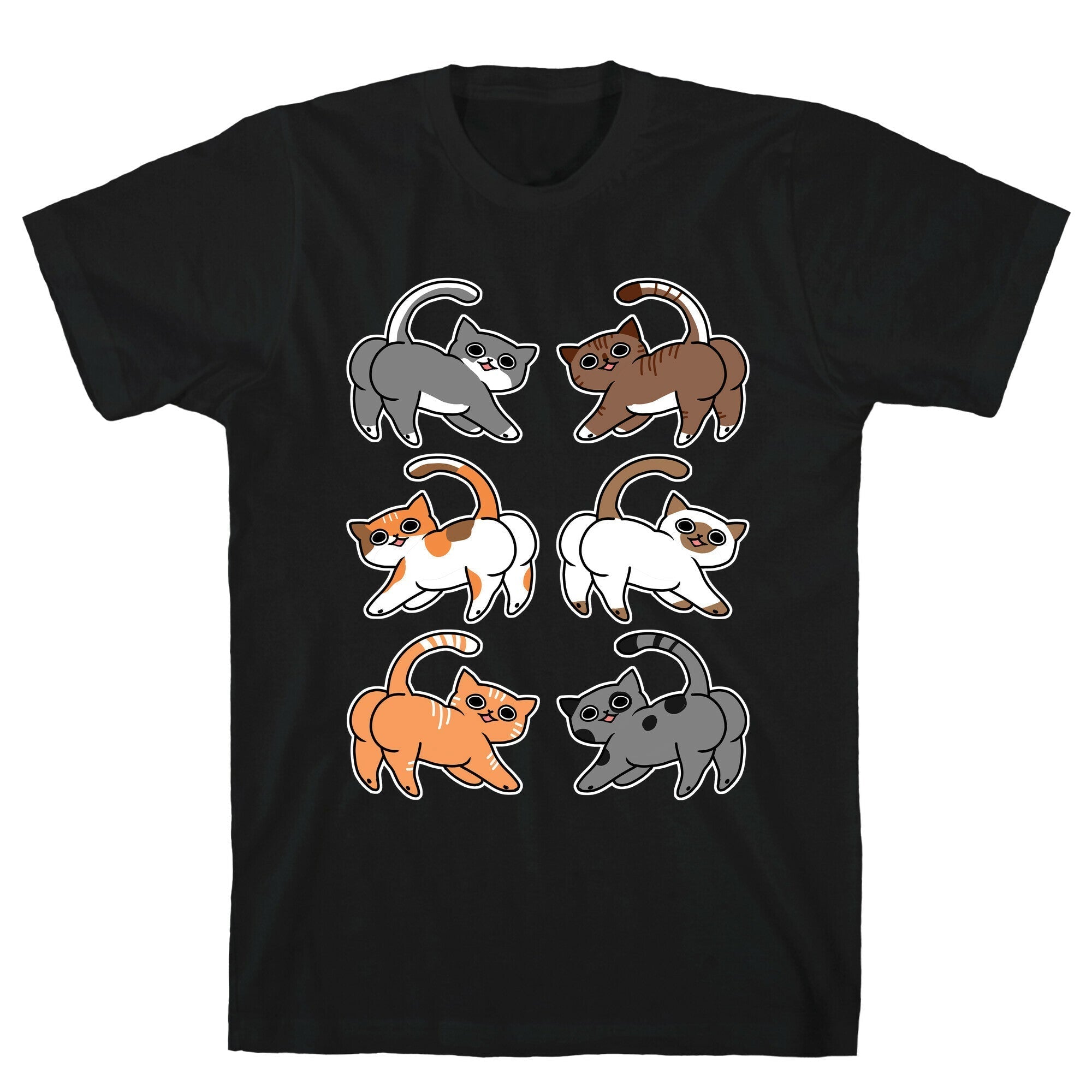 Cats With Buttcheeks T-Shirt Style001 Hoodie, Sweatshirt | CoreVibeTees.com (Image 1)
