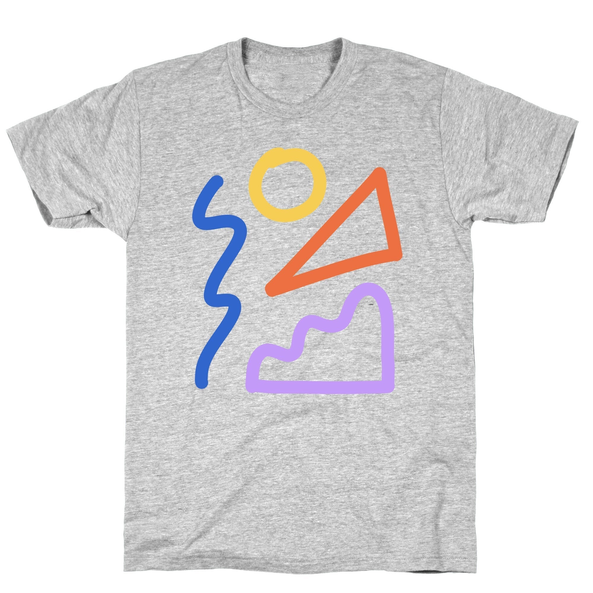 Bold Abstract Shape Outlines T-Shirt Hoodie, Sweatshirt | CoreVibeTees.com (Image 2)