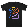 Bold Abstract Shape Outlines T-Shirt Hoodie, Sweatshirt | CoreVibeTees.com (Image 1)