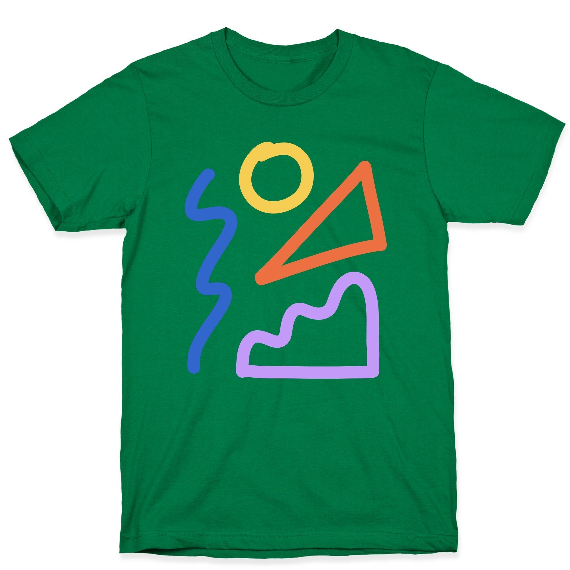 Bold Abstract Shape Outlines T-Shirt Hoodie, Sweatshirt | CoreVibeTees.com (Image 3)