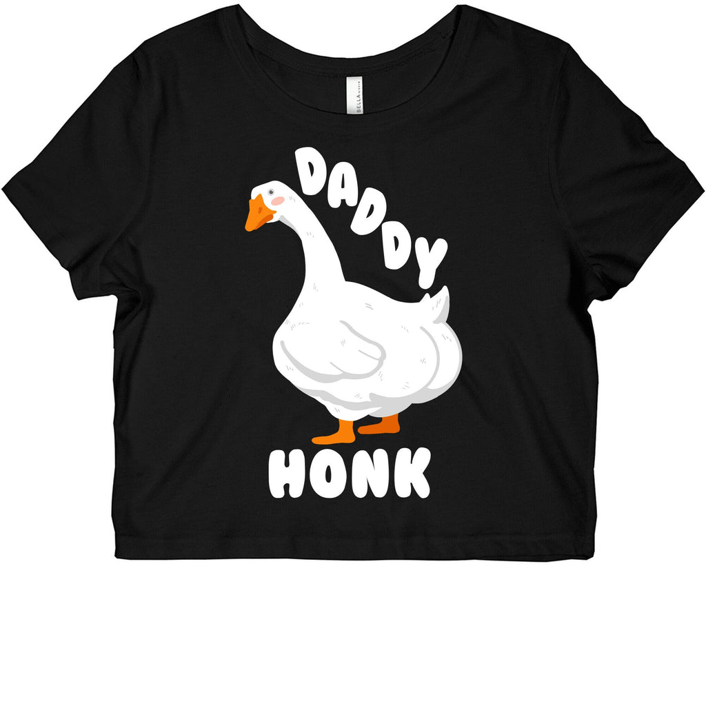 Daddy Honk Goose Graphic Baby Tee Hoodie, Sweatshirt | CoreVibeTees.com (Image 1)