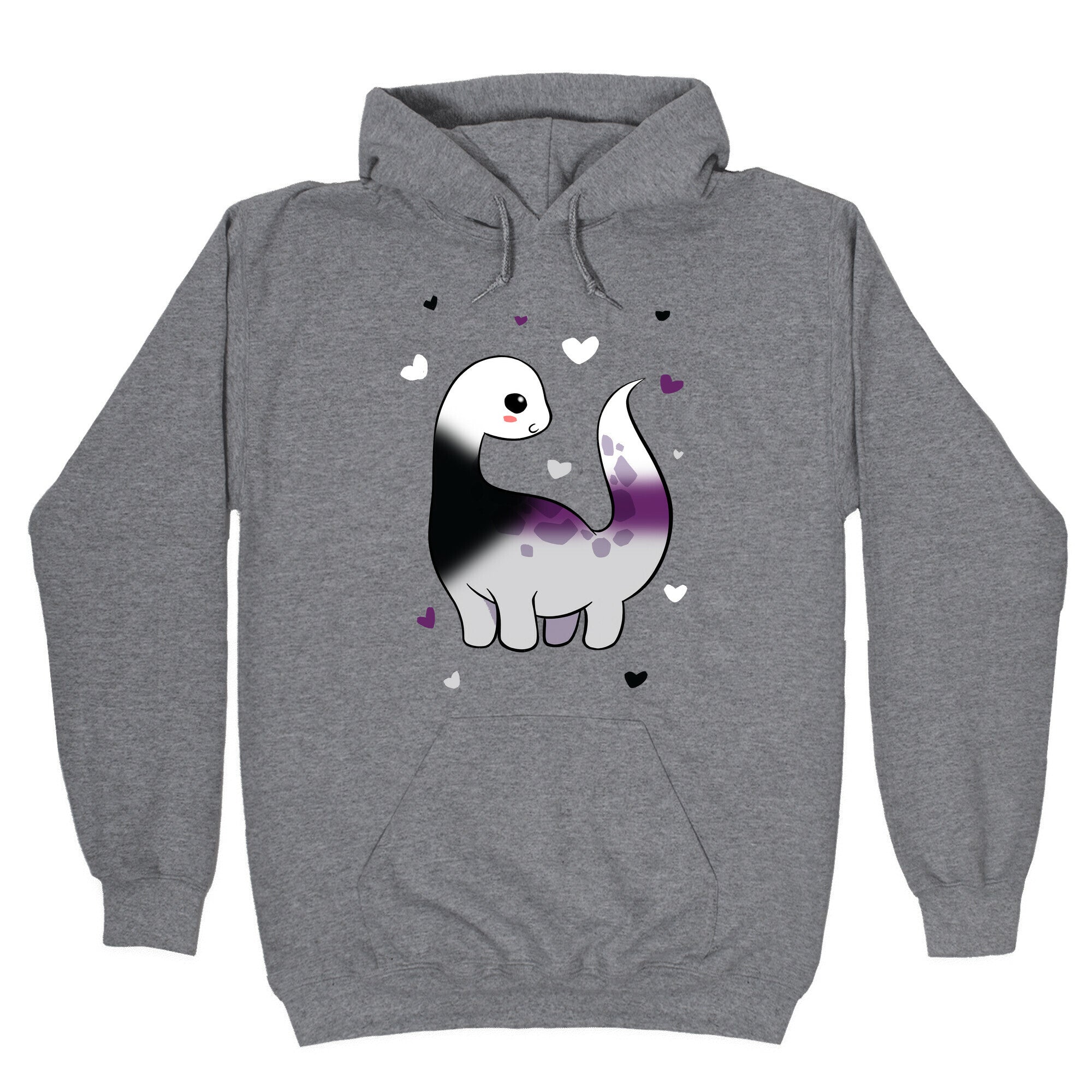 Demisexual-Dino Hoodie T-Shirts, Sweatshirt | CoreVibeTees.com (Image 1)