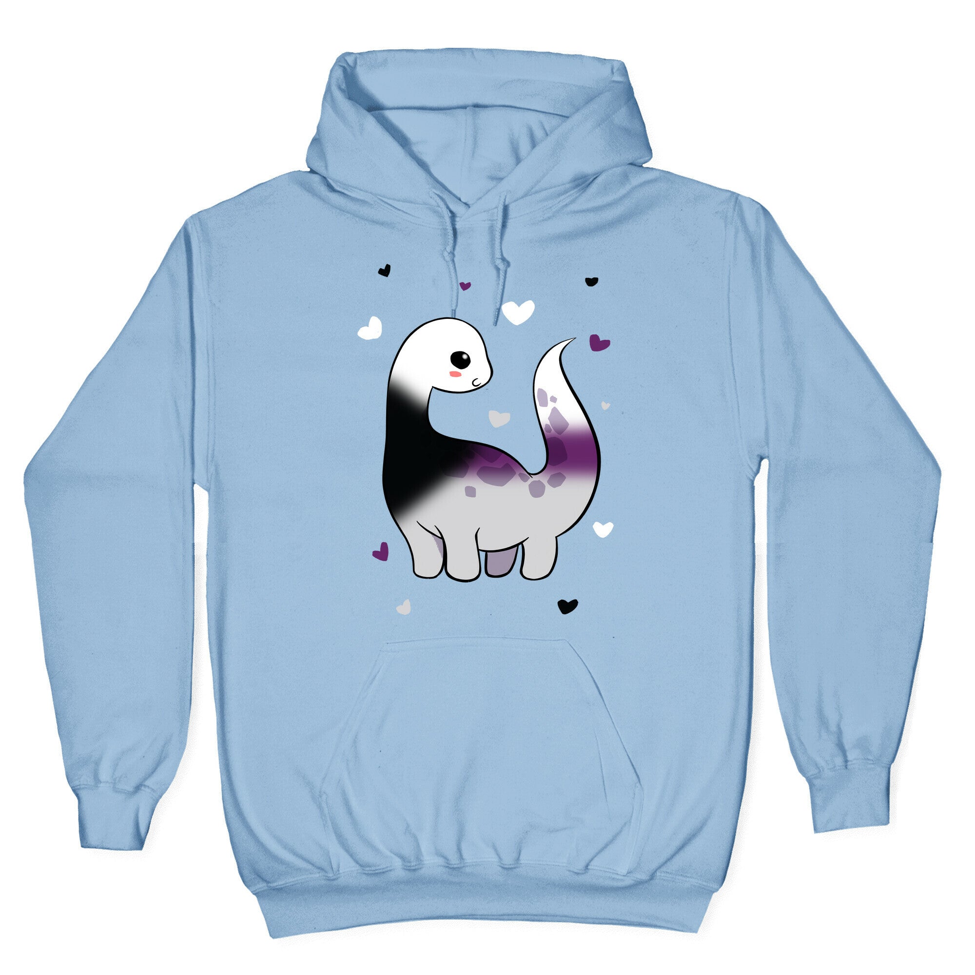 Demisexual-Dino Hoodie T-Shirts, Sweatshirt | CoreVibeTees.com (Image 4)