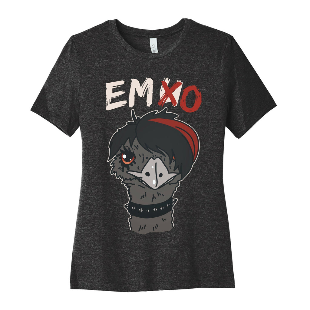 Emo X Emu Women's Cotton Tee Hoodie, Sweatshirt | CoreVibeTees.com (Image 1)
