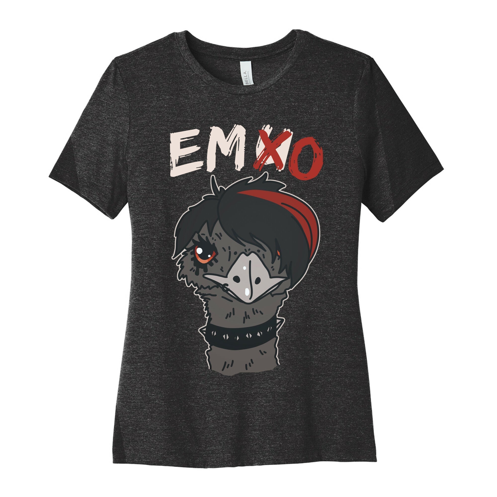 Emo X Emu Women's Cotton Tee Hoodie, Sweatshirt | CoreVibeTees.com (Image 1)