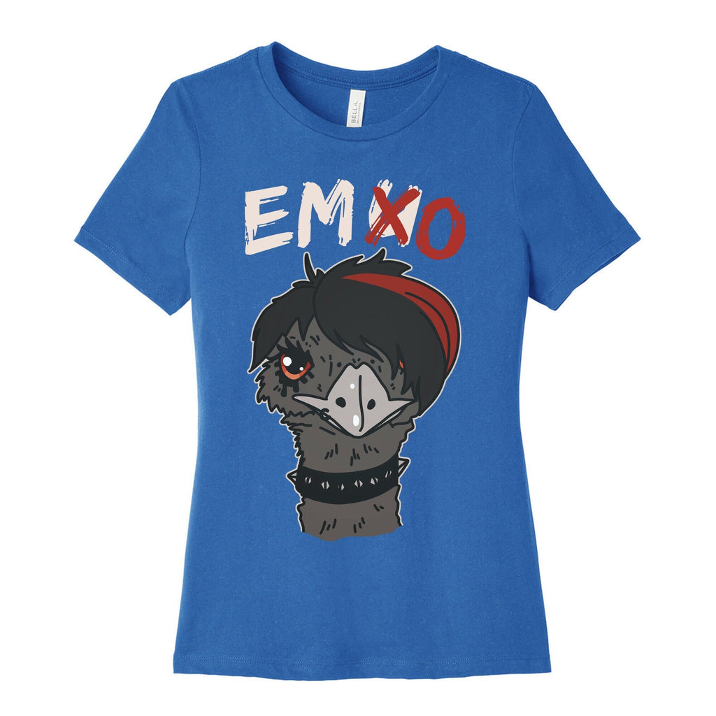 Emo X Emu Women's Cotton Tee Hoodie, Sweatshirt | CoreVibeTees.com (Image 3)