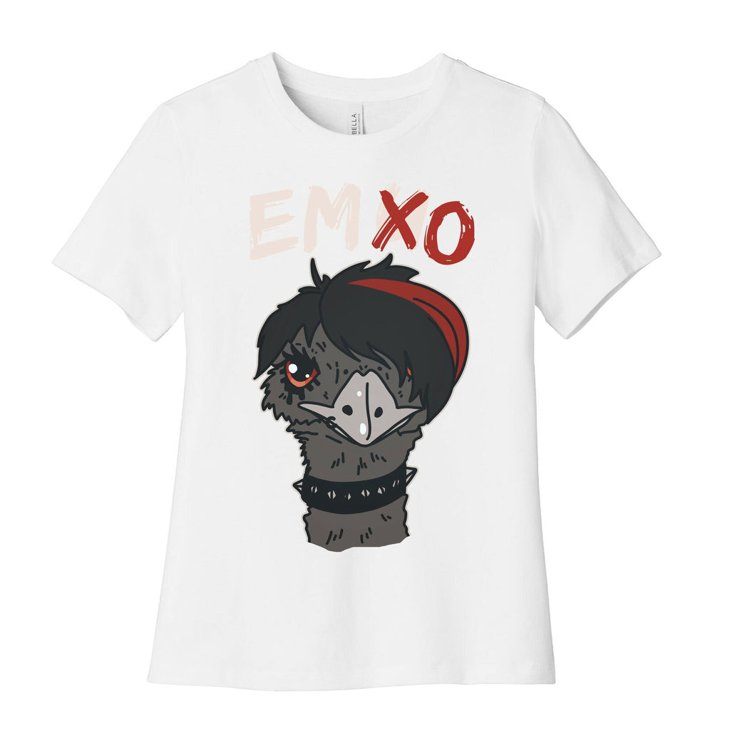 Emo X Emu Women's Cotton Tee Hoodie, Sweatshirt | CoreVibeTees.com (Image 4)