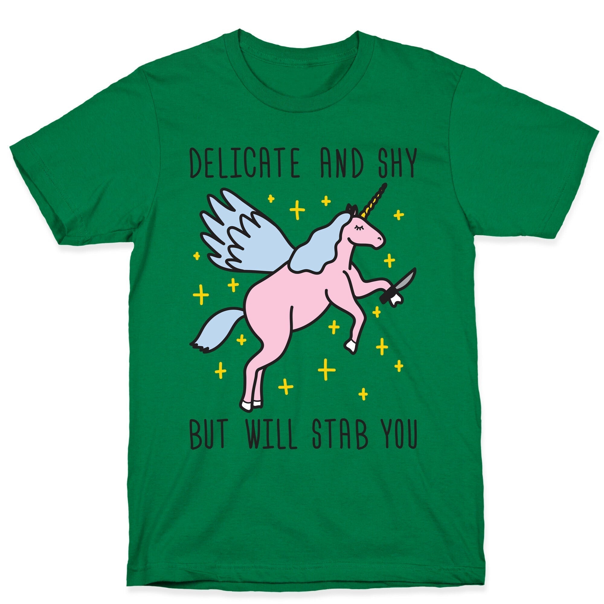 Delicate And Shy But Will Stab You Unicorn T-Shirt Hoodie, Sweatshirt | CoreVibeTees.com (Image 4)