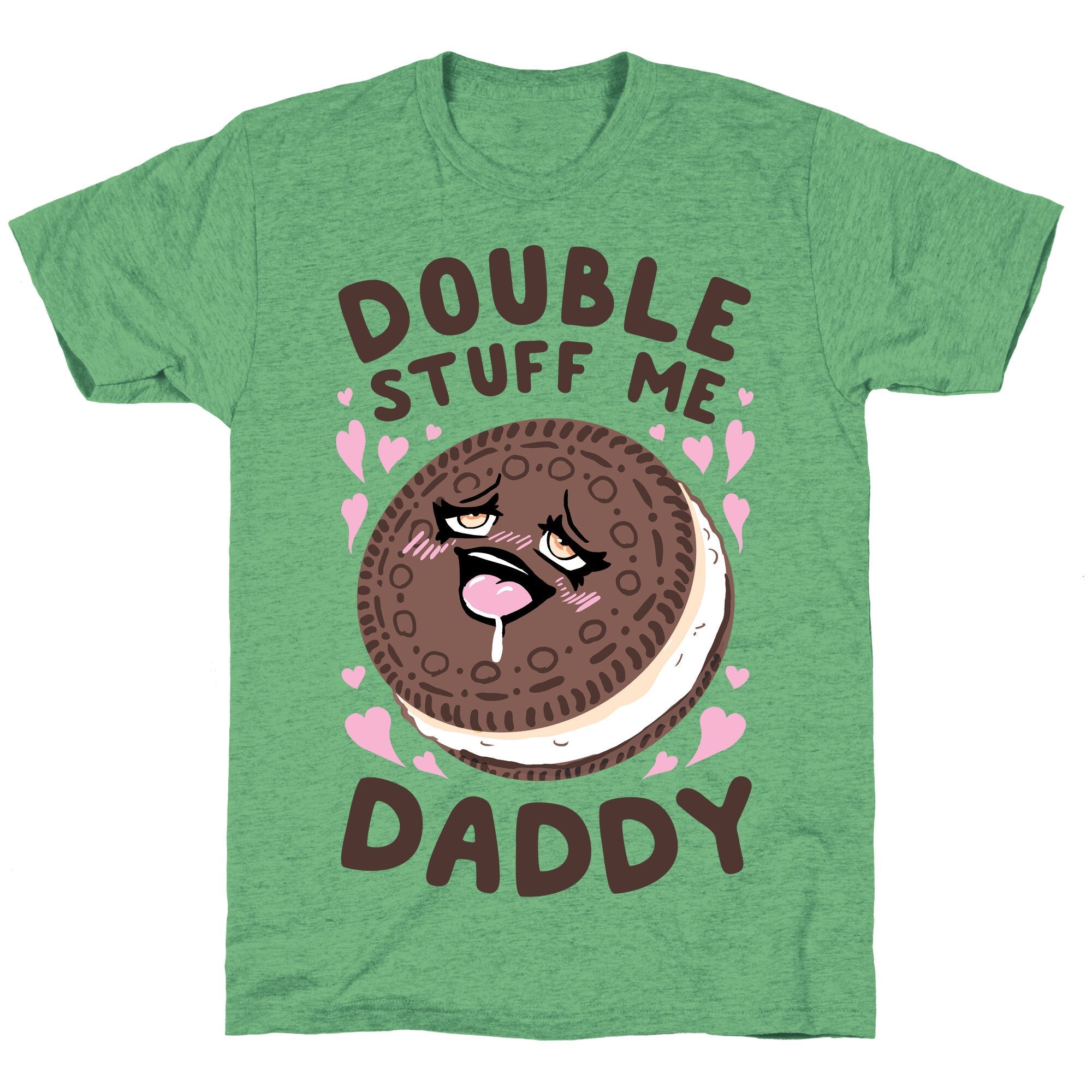Double Stuff Me Daddy Unisex Triblend Tee Hoodie, Sweatshirt | CoreVibeTees.com (Image 1)