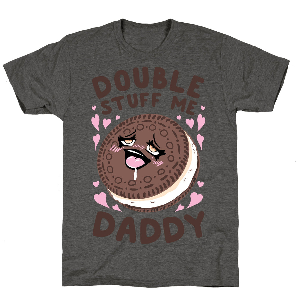 Double Stuff Me Daddy Unisex Triblend Tee Hoodie, Sweatshirt | CoreVibeTees.com (Image 2)