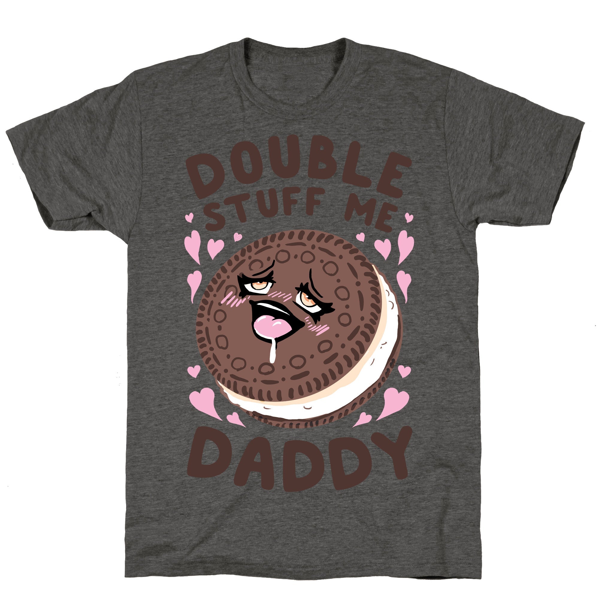 Double Stuff Me Daddy Unisex Triblend Tee Hoodie, Sweatshirt | CoreVibeTees.com (Image 2)