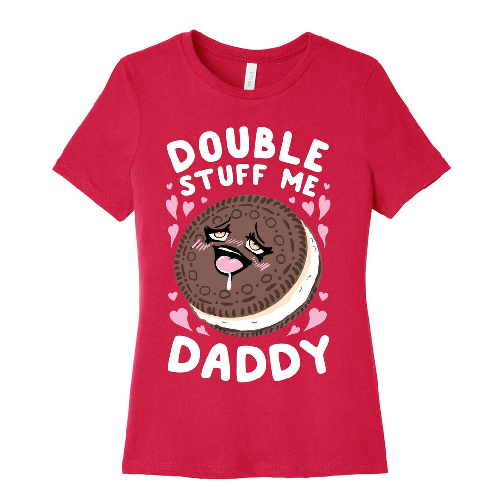 Double Stuff Me Daddy Women's Cotton Tee Style001 Hoodie, Sweatshirt | CoreVibeTees.com (Image 2)
