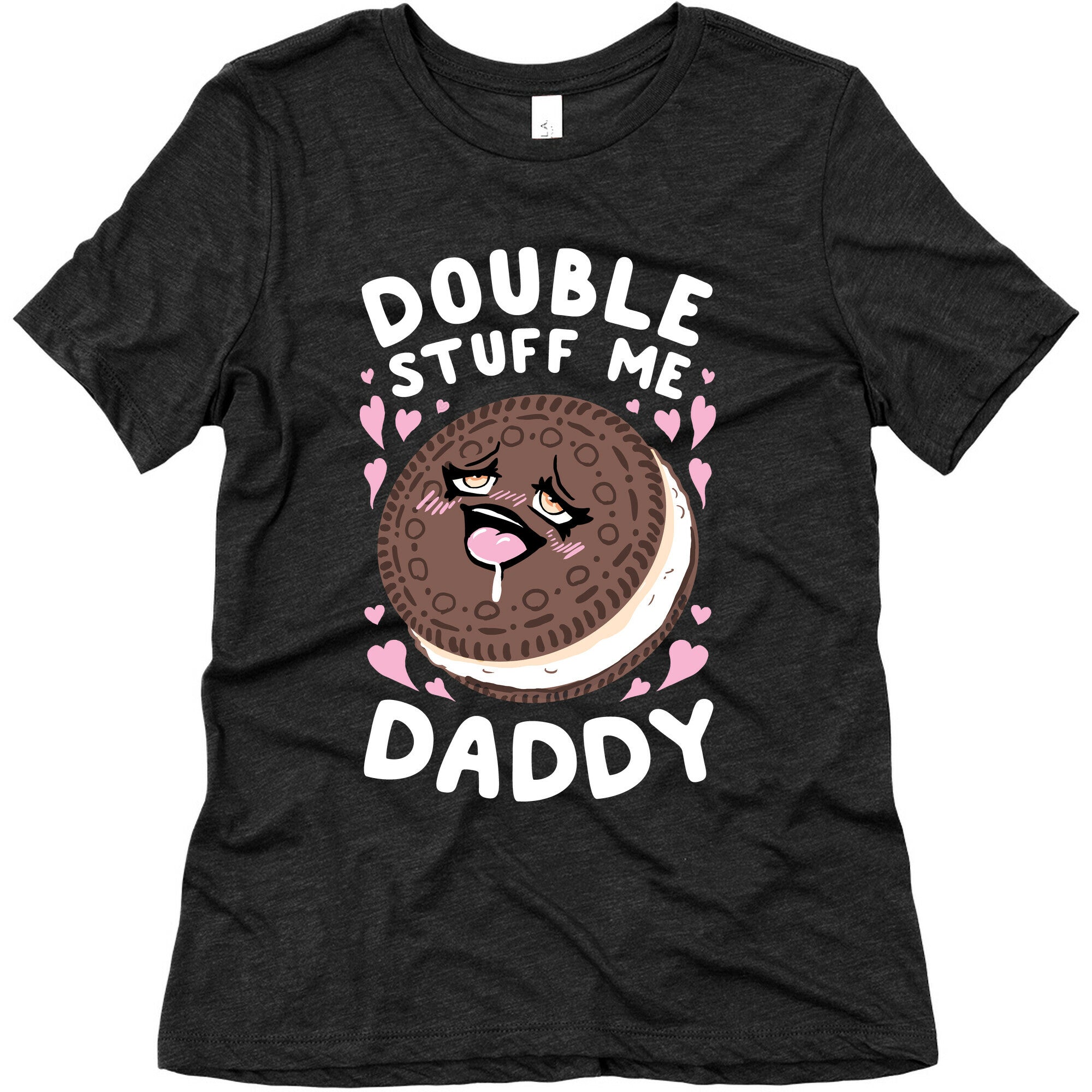 Double Stuff Me Daddy Women's Triblend Tee Hoodie, Sweatshirt | CoreVibeTees.com (Image 1)