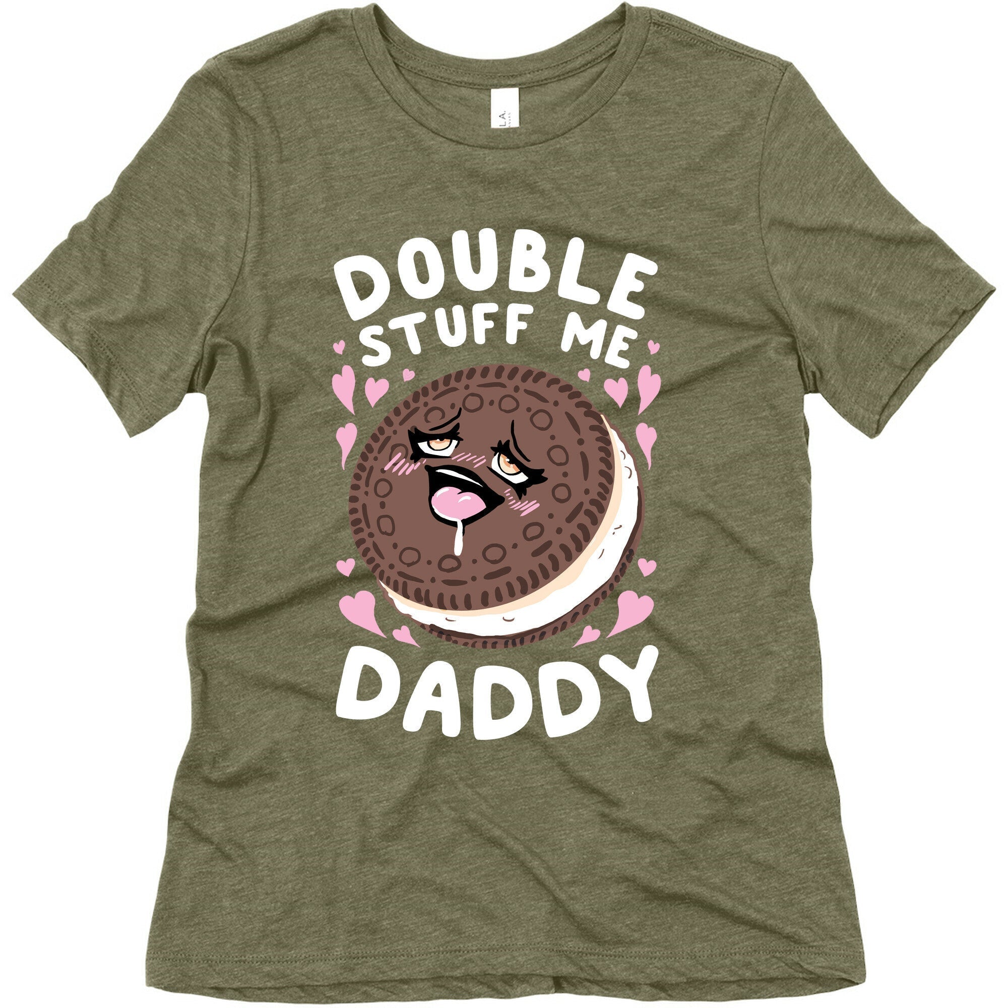 Double Stuff Me Daddy Women's Triblend Tee Hoodie, Sweatshirt | CoreVibeTees.com (Image 5)