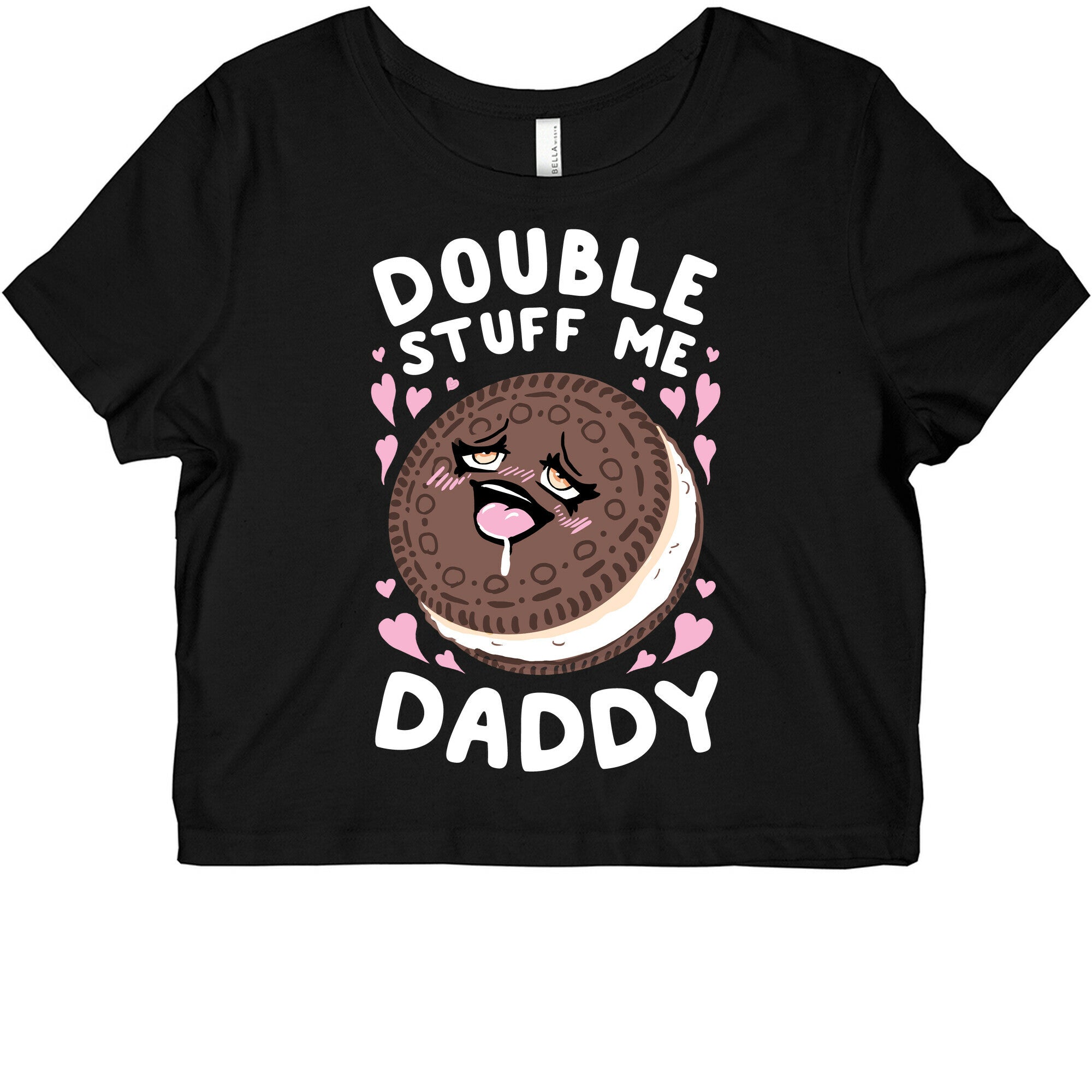 Double Stuff Me Daddy Graphic Baby Tee Hoodie, Sweatshirt | CoreVibeTees.com (Image 1)
