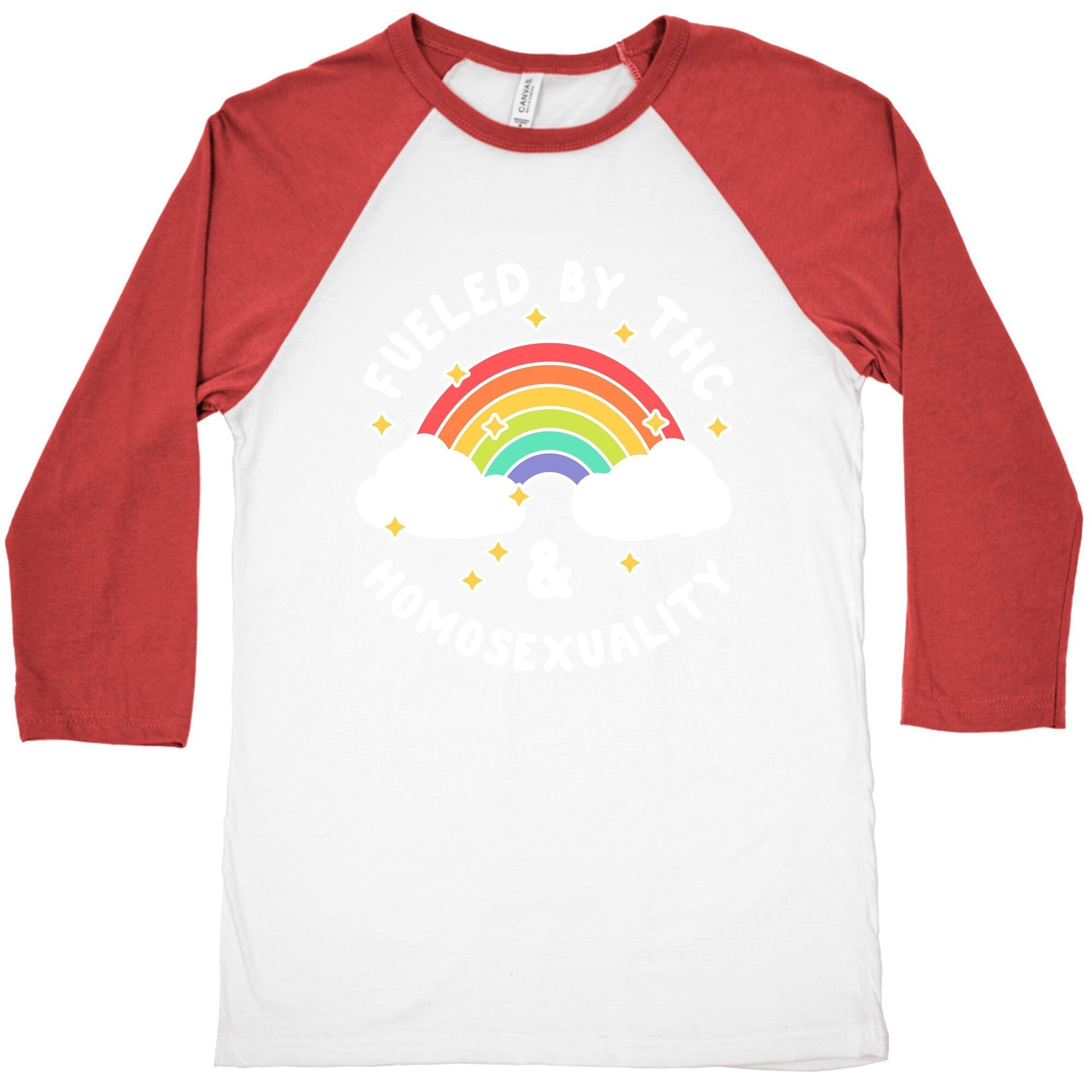 Fueled By THC & Homosexuality Baseball Tee Hoodie, Sweatshirt | CoreVibeTees.com (Image 4)