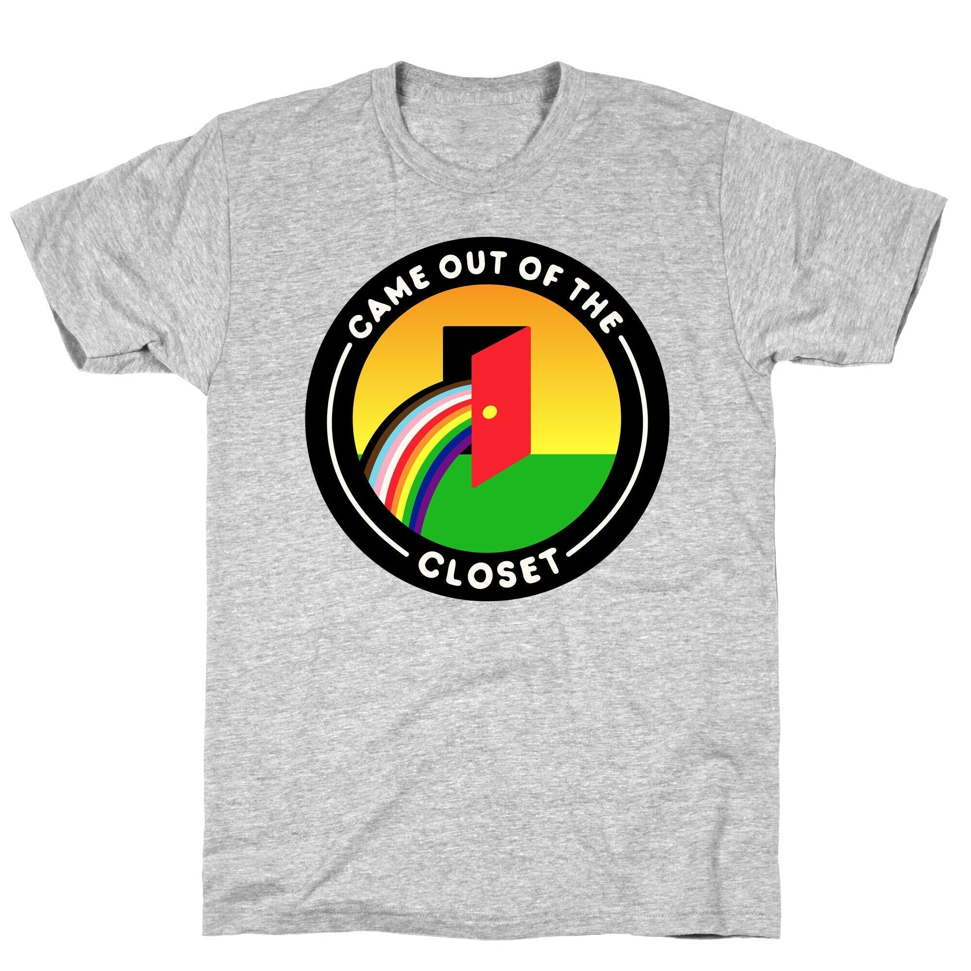 Came Out of The Closet Patch White Print T-Shirt Hoodie, Sweatshirt | CoreVibeTees.com (Image 2)