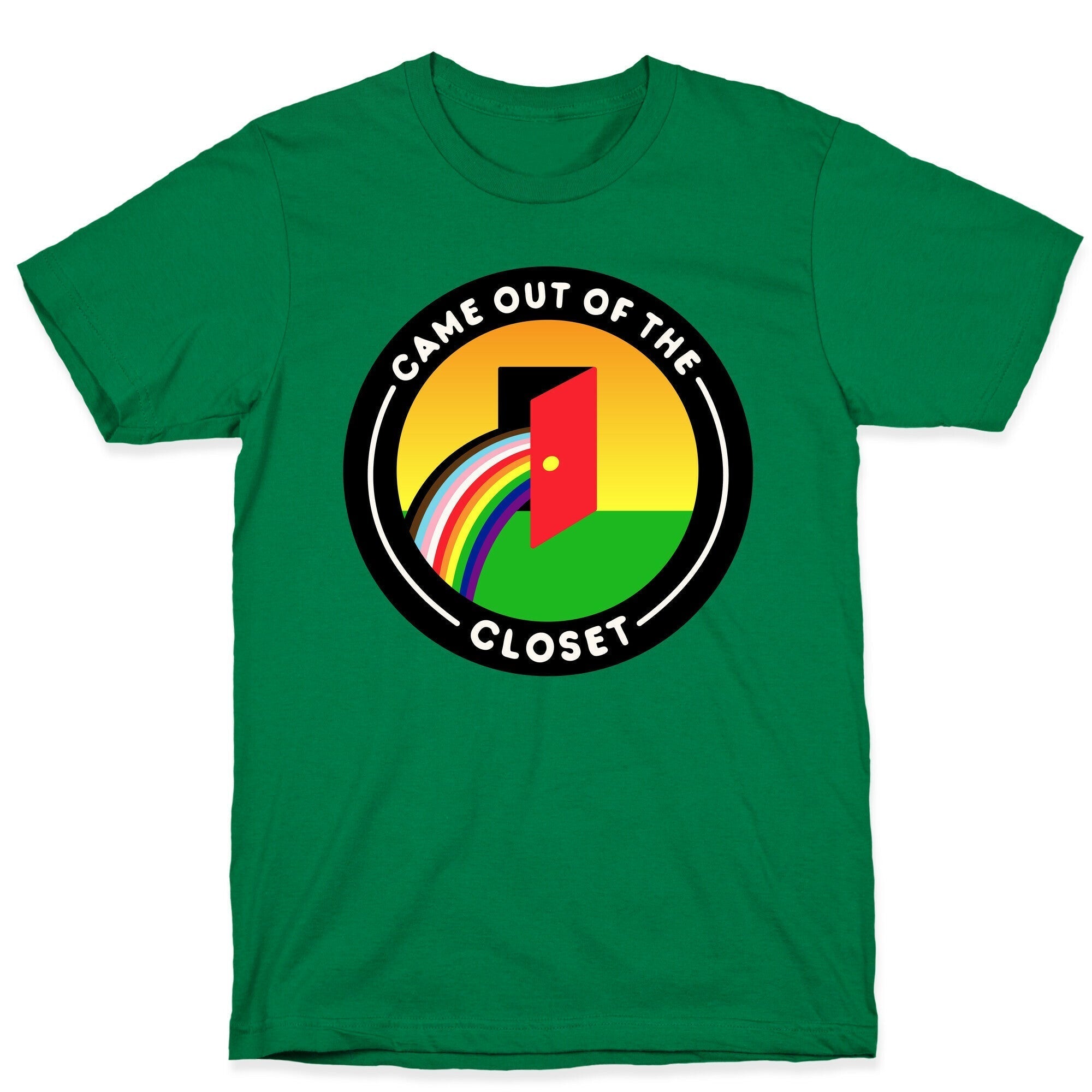 Came Out of The Closet Patch White Print T-Shirt Hoodie, Sweatshirt | CoreVibeTees.com (Image 3)