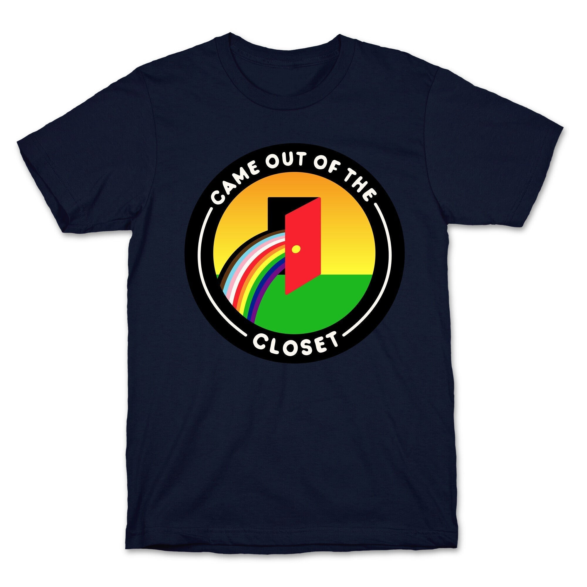 Came Out of The Closet Patch White Print T-Shirt Hoodie, Sweatshirt | CoreVibeTees.com (Image 4)