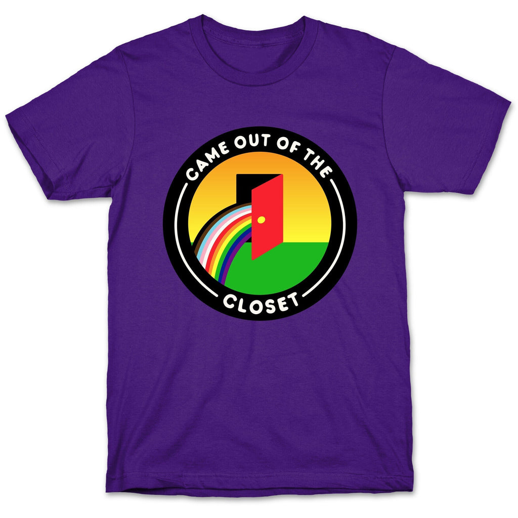 Came Out of The Closet Patch White Print T-Shirt Hoodie, Sweatshirt | CoreVibeTees.com (Image 5)