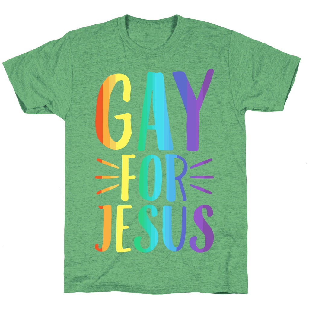 Gay For Jesus Unisex Triblend Tee Hoodie, Sweatshirt | CoreVibeTees.com (Image 1)