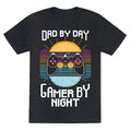 Dad By Day, Gamer By Night Unisex Triblend Tee Hoodie, Sweatshirt | CoreVibeTees.com (Image 1)