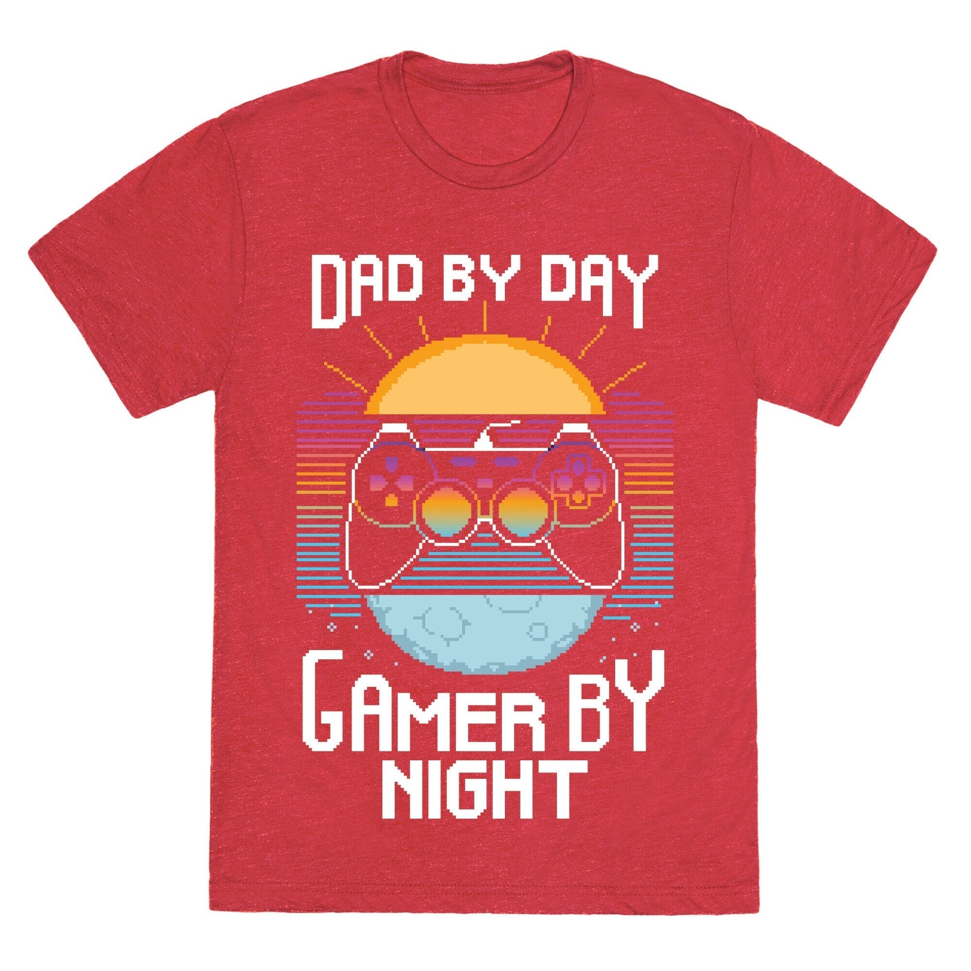 Dad By Day, Gamer By Night Unisex Triblend Tee Hoodie, Sweatshirt | CoreVibeTees.com (Image 4)