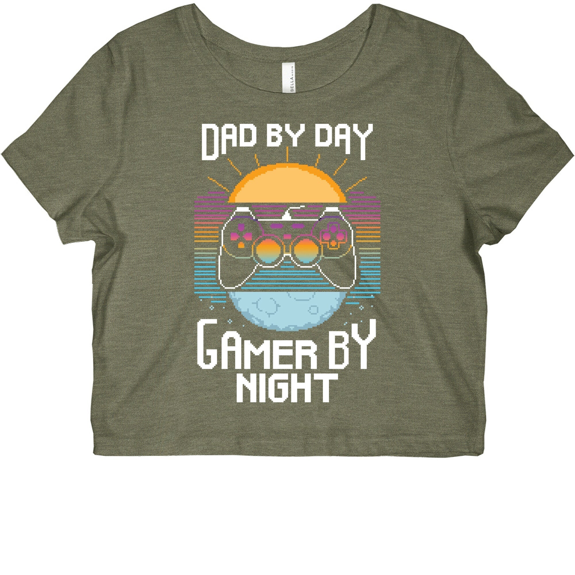 Dad By Day, Gamer By Night Graphic Baby Tee Hoodie, Sweatshirt | CoreVibeTees.com (Image 2)