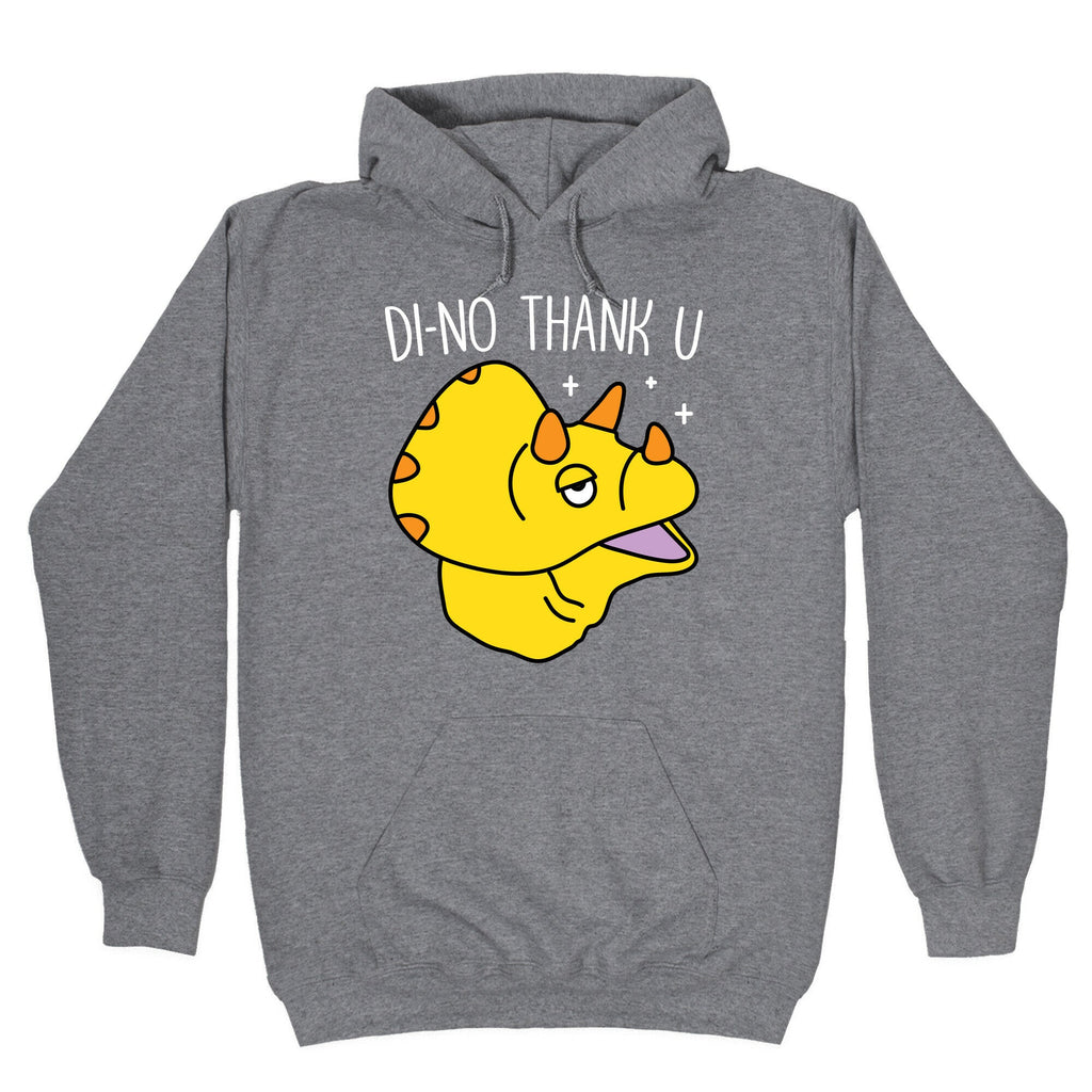 Di-No Thank U Dinosaur Hoodie T-Shirts, Sweatshirt | CoreVibeTees.com (Image 1)