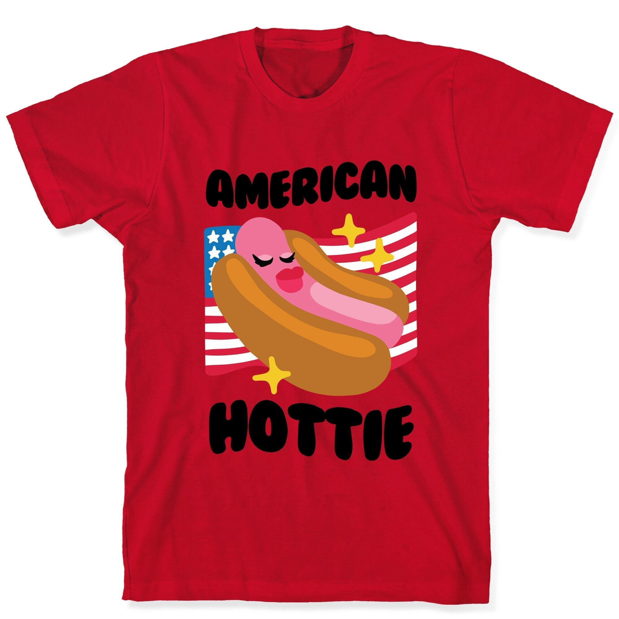 American Hottie (Hot Dog) T-Shirt Hoodie, Sweatshirt | CoreVibeTees.com (Image 3)
