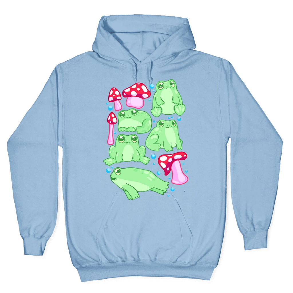 Frogs and Fungus Pattern Hoodie T-Shirts, Sweatshirt | CoreVibeTees.com (Image 4)
