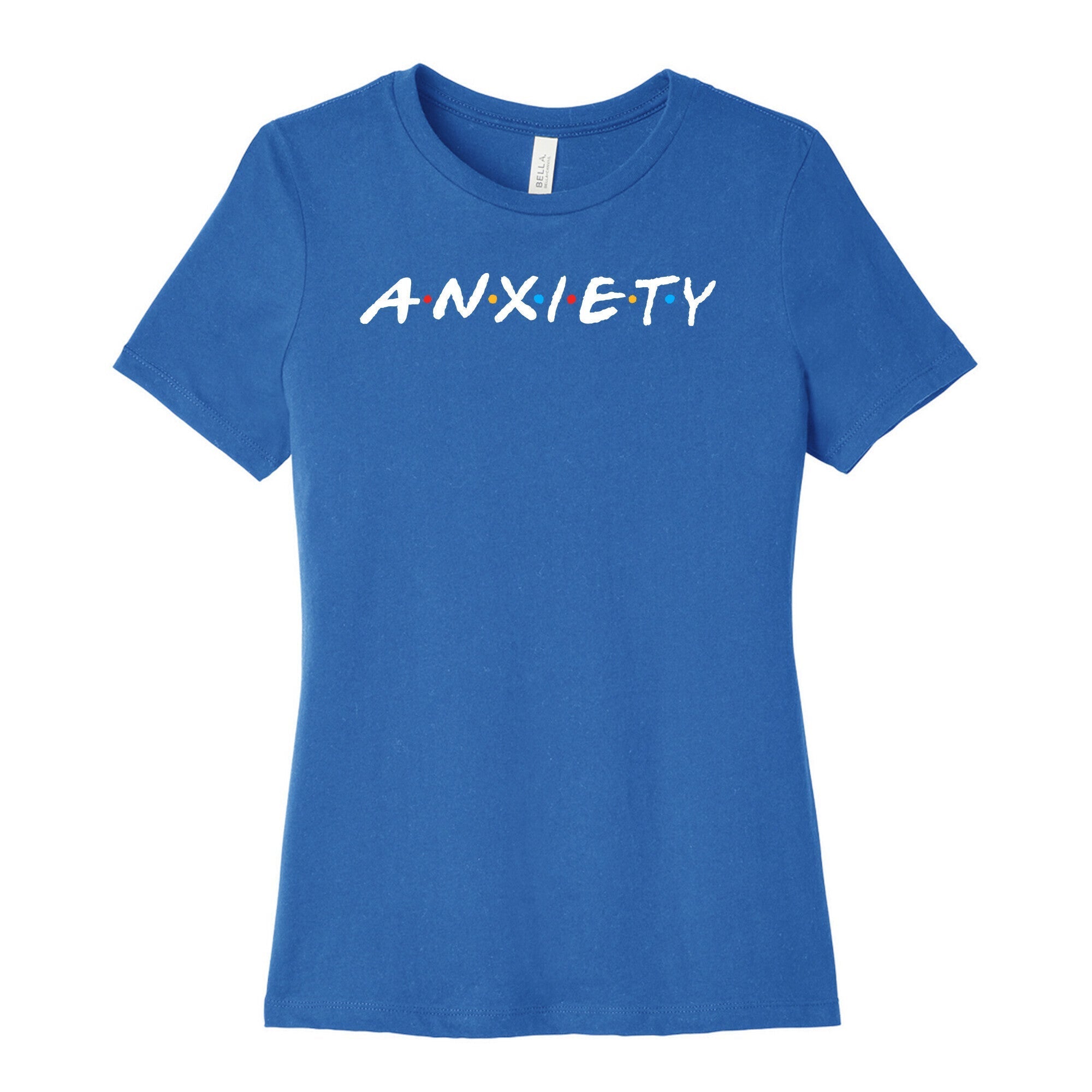 Anxiety Acquaintances  Women's Cotton Tee Hoodie, Sweatshirt | CoreVibeTees.com (Image 3)