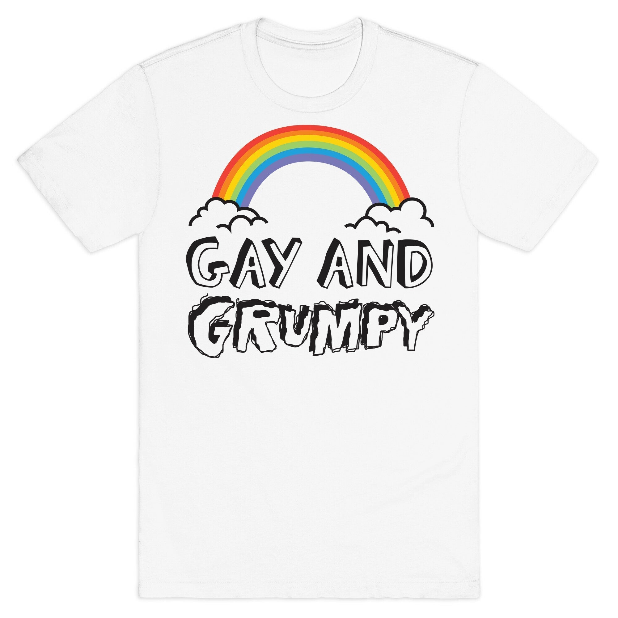 Gay And Grumpy T-Shirt Hoodie, Sweatshirt | CoreVibeTees.com (Image 2)