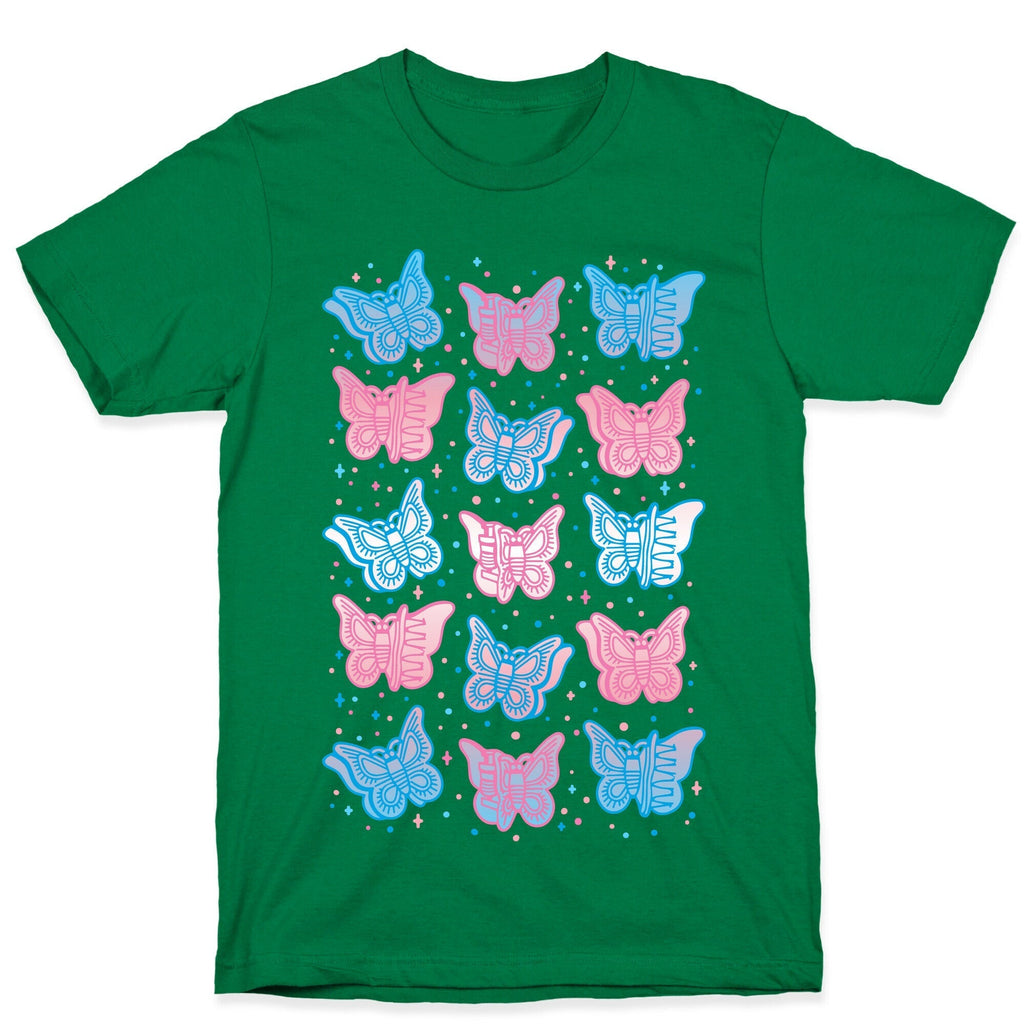 Butterfly Clips Trans Pride  T-Shirt Hoodie, Sweatshirt | CoreVibeTees.com (Image 4)